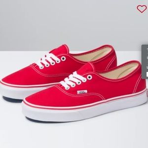 Vans Classic red shoes